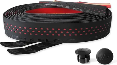 Image de Bikeribbon BR8544 - RUBAN DE CINTRE DROPS NOIR/ROUGE