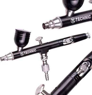 Immagine prodotto di Aerografo modello con ugello 0,3 mm Technic B-130 Doppia Azione Nero mini