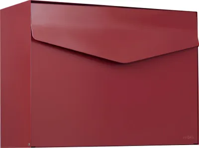 Produktbild von MEFA Briefkasten Letter 111 rot Postkasten mit Sicherheitsschloss Briefbox
