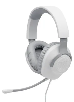 Zdjęcie produktu dla JBL Quantum 100, Przewodowa, Gaming, 20 - 20000 Hz, 220 g, Zestaw słuchawkowy, Biały