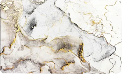 Produktbild von Badematte rutschfest saugfähig Badvorleger Badezimmerteppich Weißgold-013 50x80