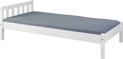 Produktbild von Inter Link Einzelbett VILMAR 90x200 Weiß Massivholz