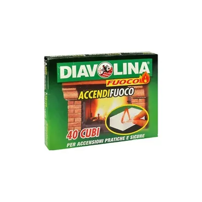 Produktbild von Anzündwürfel "Diavolina", 40 Stück