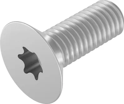 Produktbild von SECCARO Senkschraube M4 x 12 mm, Edelstahl V2A VA A2, ISO 14581, Innensechsrund (TX), Vollgewinde, 20 Stück
