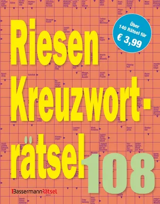 Produktbild von Krüger, E: Riesen-Kreuzworträtsel 108