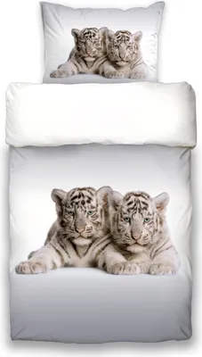 Produktbild von ESPiCO Bettwäsche Schwanberg Tigra Weiß Renforcé 135 cm x 200 cm