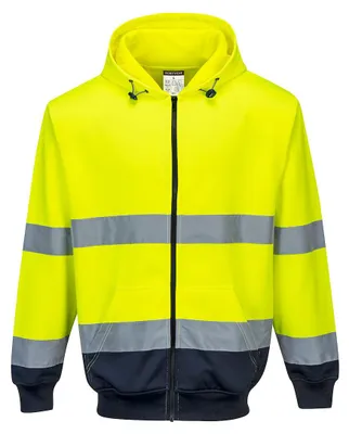 Immagine prodotto di Portwest B317 Giacca bicolore con cappuccio e zip Giallo/Navy Taglia S