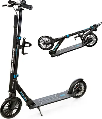 Produktbild von Roller Cityroller Raven Viperion 200mm mit Vorderdämpfer, Scheibenbremse, Glocke und Getränkehalter