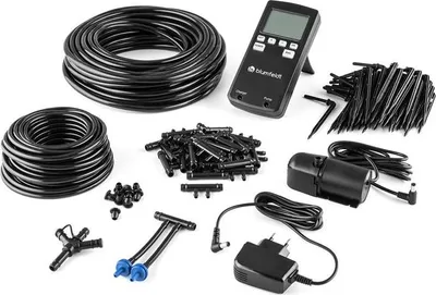 Image de Arrosage automatique - Blumfeldt Greenkeeper - Système - pour 60 plantes 12v - Débit : 8 l / min - Arrosoir jardin - Noir