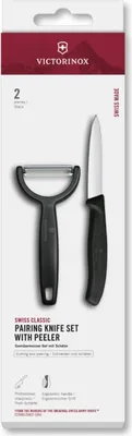 Produktbild von Victorinox Schälmesser und Y-Schäler Set schwarz - Küchenhelfer