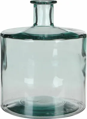 Immagine prodotto di Decorazioni Mica Bottiglia in vetro Guan - H26 x Ø21 cm - Vetro riciclato - Trasparente