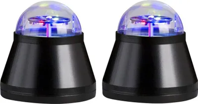 Produktbild von 2er Set LED Tischleuchte, Dekolicht, schwarz, bunt, D 10 cm