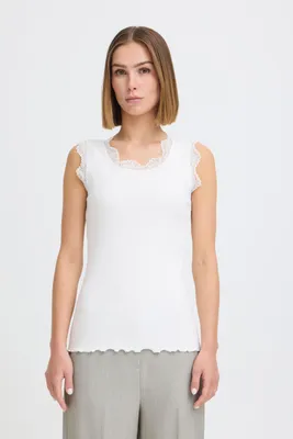 Produktbild von Oxmo OXNSuna Damen Top Shirt Baumwollmischung Slim Fit