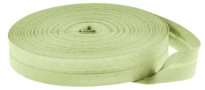 25m Schrägband Baumwolle Breite 20mm gefalzt, mintgrün