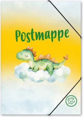 Produktbild von itenga Postmappe aus Karton A4 Motiv DINO
