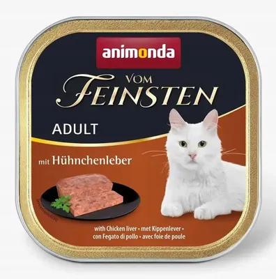 Zdjęcie produktu dla animonda Vom Feinsten, Dorosły, Wątróbka, 100 g