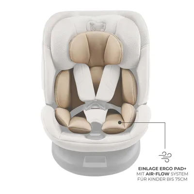 Obrázok produktu pre Kinderkraft XPEDITION 3 i-Size - Autosedačka 40-150 cm - Otočná o 360° - RWF do 22 kg - Systémy SPS+ a H-GUARD+ - Ergonomická - Priedušná - Béžová