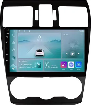 Immagine prodotto di Autoradio con Bluetooth e CarPlay per Subaru Forester Mk4, Impreza, XV, Crosstrek (2012-2015) - Compatibile con Apple e Android - Impianto stereo - Sistema di navigazione - 1 GB di RAM, 32 GB di memoria interna