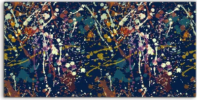 Produktbild von Coloray - Glasbild - 100x50 cm - Wandbild - Glasbilder - Wand Kunst Bild Abstrakt Aquarell Wand