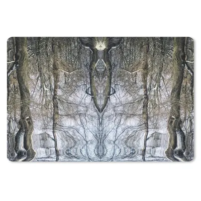 Produktbild von MuchoWow® Schreibtischunterlage Baum - Kunst - Psychedelisch 60x40 cm - XXL Mauspad - Großes Mauspad