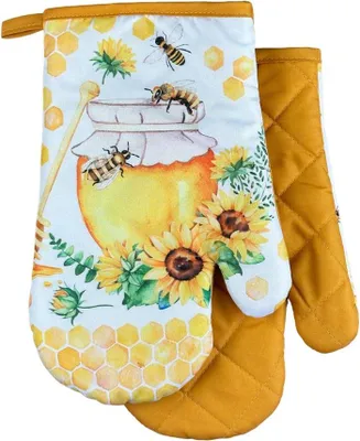 Immagine prodotto di Presina da cucina / guanto  con magnete e passante - Miele giallo