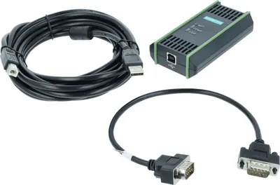 Produktbild von vhbw USB Programmierkabel kompatibel mit Siemens Simatic S7-200, S7-300, S7-400 Steuerungssystem - Verbindungskabel, 5 m
