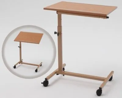Produktbild von Bett-Beistelltisch Solo mit verstellbarer Platte,Buchedekor>>>>