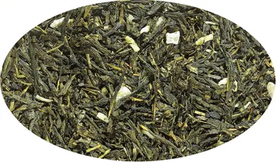 Imagen del producto de Eder Gewürze - Mezcla de Té verde Sencha Piña Colada (Coco-Piña) aromatizado - 1kg