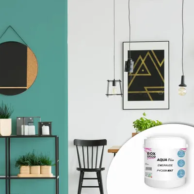 Immagine prodotto di SET DI COLORI DECORATIVI: Pittura acrilica decorativa "Aqua Déco", finitura opaca, 2,5 litri, color rosa cipria