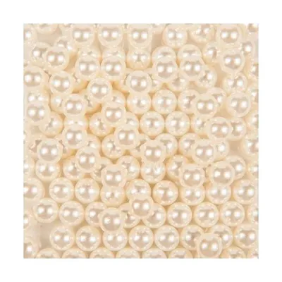 Produktbild von Dekoperlen Shiny Pearls 10mm perlmutt weiß 100ml Box (45€/ L) Season