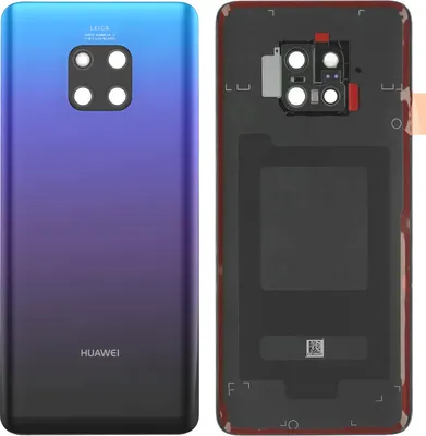 Image de Clappio, dos de rechange, couvercle de batterie pour Huawei Mate 20 Pro, bleu