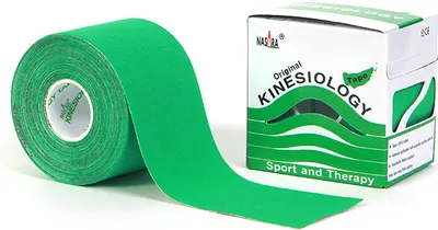 Produktbild von Nasara Kinesiologie Tape 5 cm x 5 m : grün Farbe: grün