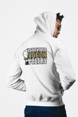 Produktbild von D&B Uni Hoodie ZIPMO00101 Vogon Weiß-Größe 3XL