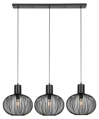 Produktbild von TRIO-Leuchten Pendelleuchte GILA BHT 120x150x33 cm schwarz Hängelampe
