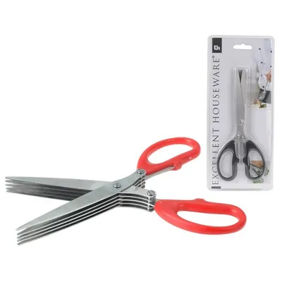 Produktbild von Schere für Grünzeug Koopman Excellent Houseware, Kunststoff/Edelstahl, rot/silber