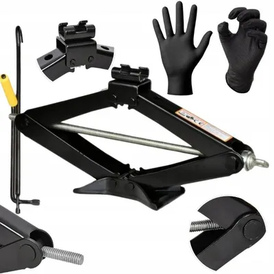 Produktbild von Auto-Wagenheber, Trapezheber zum Radwechsel, 2000 kg, 2T, 98–442 mm