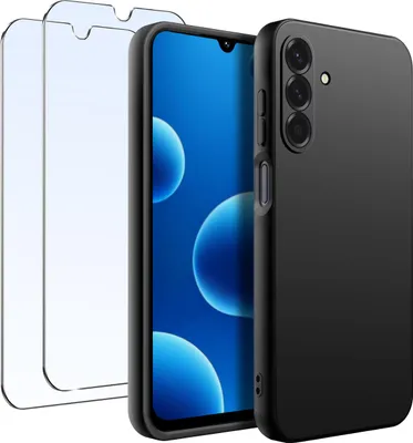 Zdjęcie produktu dla ZESTAW Etui do Samsung A32 5G Matowe Silikon Slim + 2 SZTUKI SZKŁO