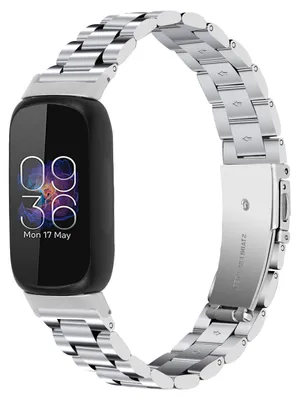 Produktbild von By Qubix passend für Fitbit Inspire 3 - Gliederarmband - Silber