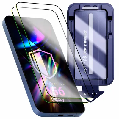 Produktbild von 2 Stück Schutzglas für Galaxy A56, Display Schutz Folie Echt Glas Panzerglas 9H