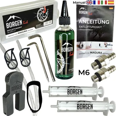 Produktbild von Borgen Service Kit mit Mineral Öl für Magura MT HS Felgen / Scheibenbremsen