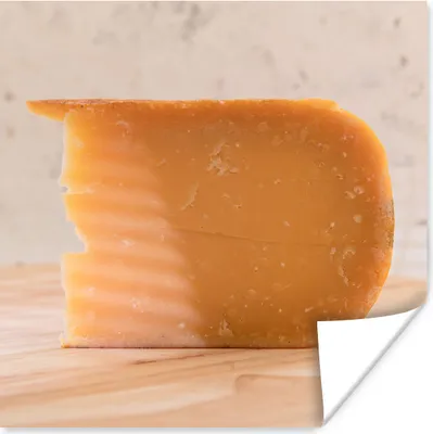 Produktbild von MuchoWow® Poster Alt - Käse - Gouda 100x100 cm - Babyzimmer