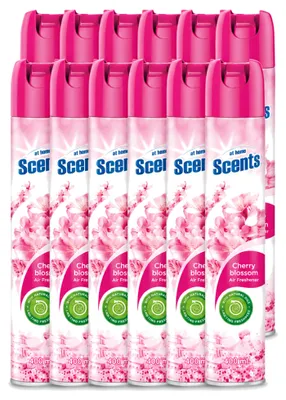 Obrázok produktu pre 12 ks osviežovača vzduchu do domácnosti – vôňa čerešňových kvetov – 400 ml – výhodný balík – 12 kusov