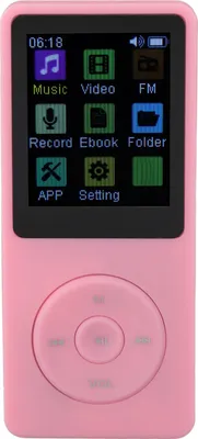 Produktbild von MP3-Player Sprachaufzeichnung Video-Wiedergabe Bluetooth-Funktion Musik-Player mit TFT 1.82in Bildschirm Rosa 8G