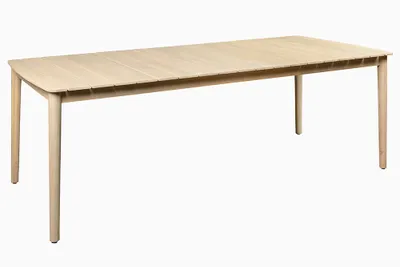 Produktbild von riess-ambiente Wetterfester Gartentisch KOPENHAGEN 220cm natur Akazie Massivholz Bootsform Outdoor Balkontisch Terrassentisch Tisch