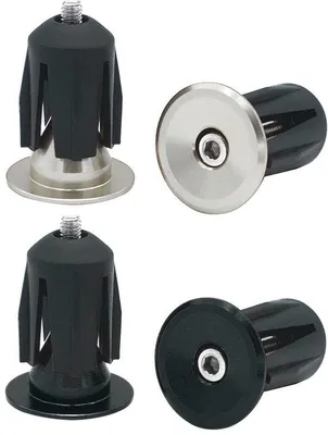 Productafbeelding van Einddoppen voor Fietsstuur van Aluminium - 2 Paar voor Racefiets, Mountainbike en BMX