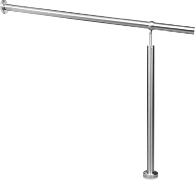 Produktbild von Jopassy Edelstahl Handlauf Geländer Eingangsgeländer Aufmontage Wandhandlauf pflegeleicht Treppengeländer für Innen/Außen 120cm