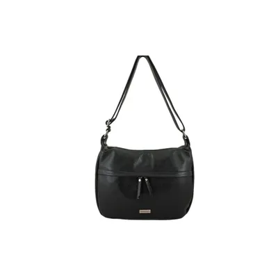 Produktbild von Klassische Naturleder Tasche mit längenverstellbarem Henkel und Reißverschlusstaschen, H 29 cm, B 34 cm, T 11 cm