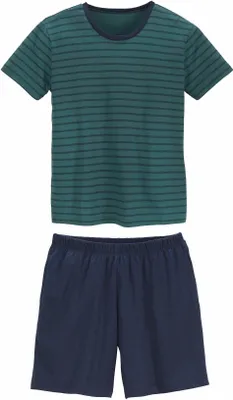 Produktbild von LE JOGGER Pyjama 2 er-Pack petrol-marine Größe 158/164