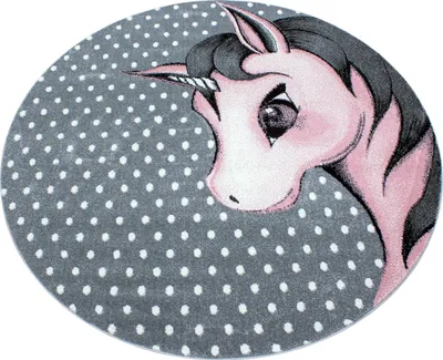 Produktbild von Kinder Teppich KIDS Pink 160 cm Rund