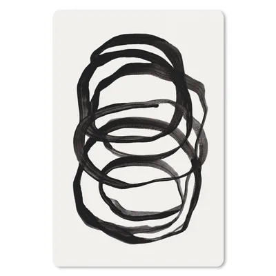 Produktbild von MuchoWow® Mauspad Mousepad Abstrakt - Kunst - Linien - Muster 40x60 cm - Mousepads - Maus Mat - Pad - Mausunterlage - Schreibtisch Accesoire